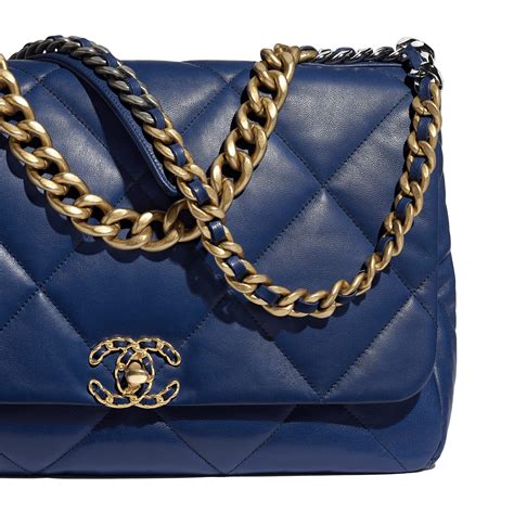 chanel 19 blue|Chanel 19 purses.